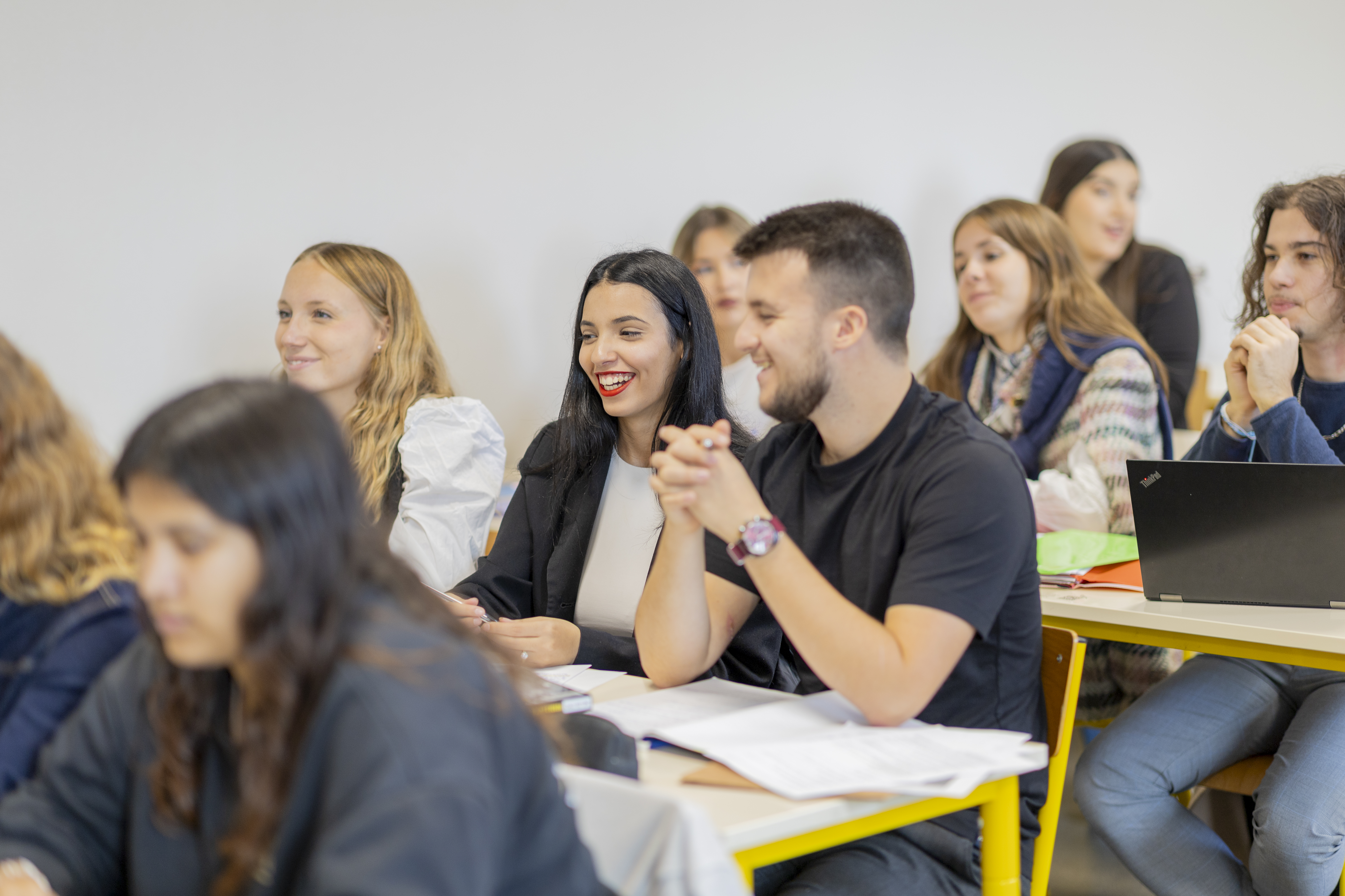étudiants en cours