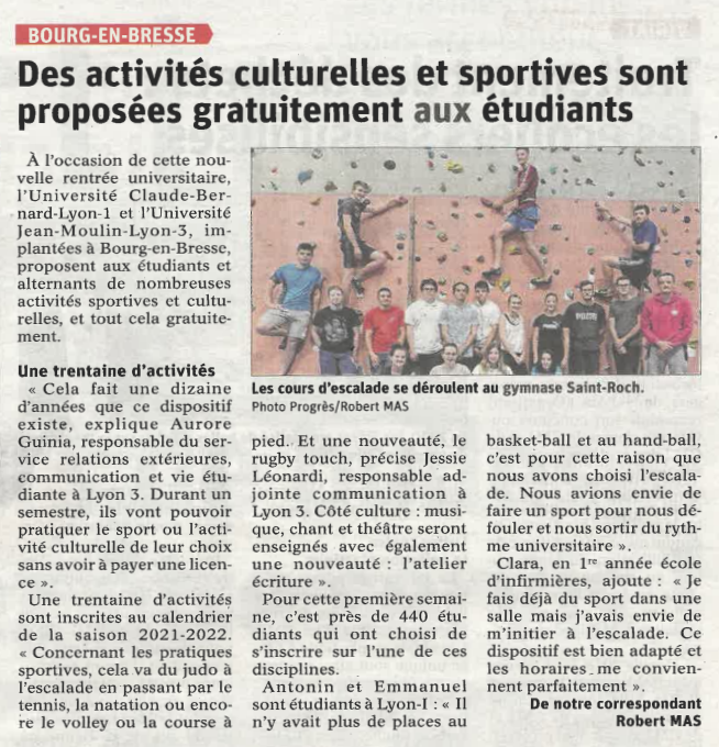 Lancement des activités sportives et culturelles