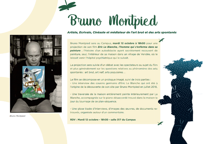 Conférence débat – Bruno Montpied – Mardi 12 octobre – 18h30