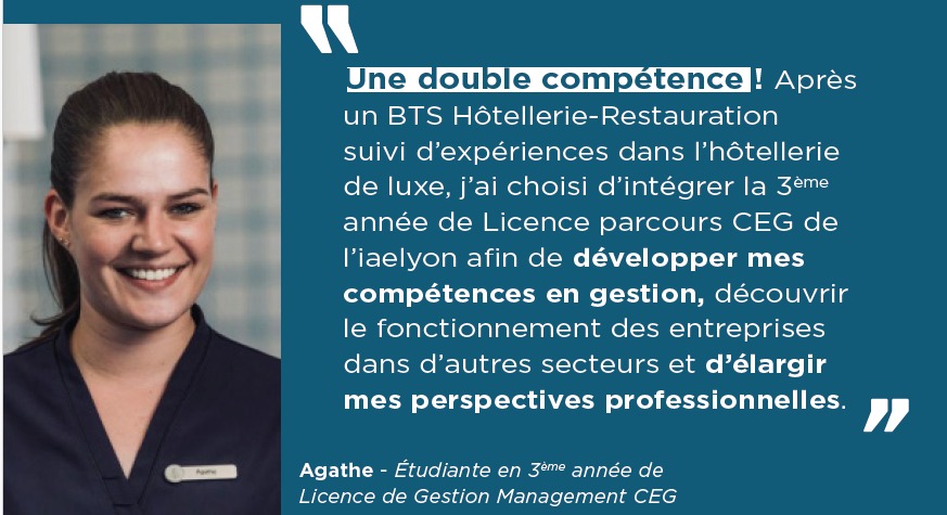 Complément d'études en Gestion