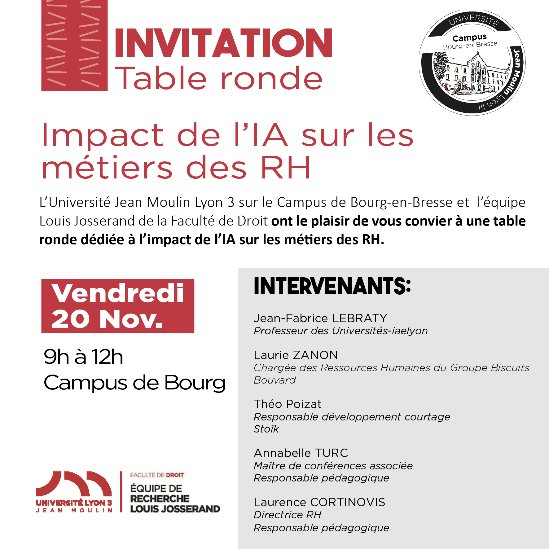 Table Ronde RH et IA