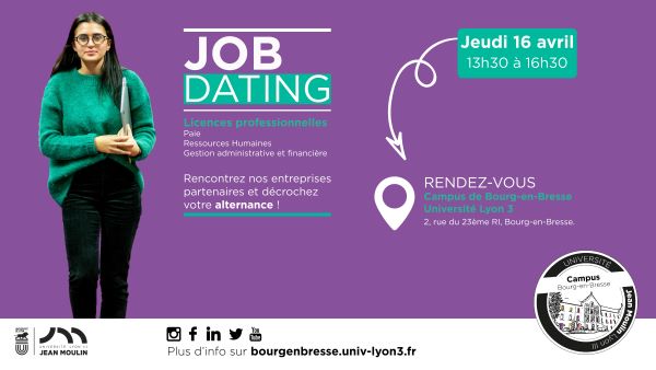 Job dating et Masters meeting