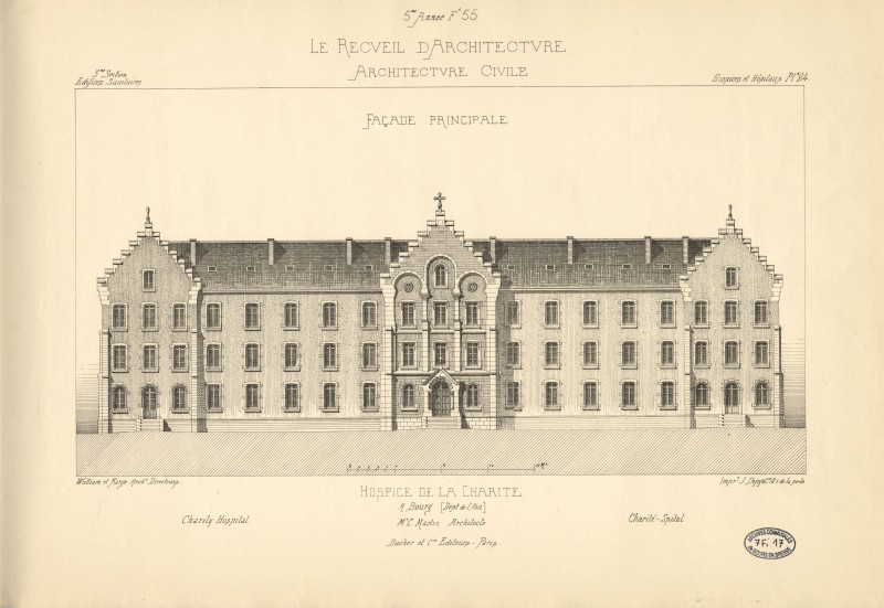 Photo plan de l'ancienne charité