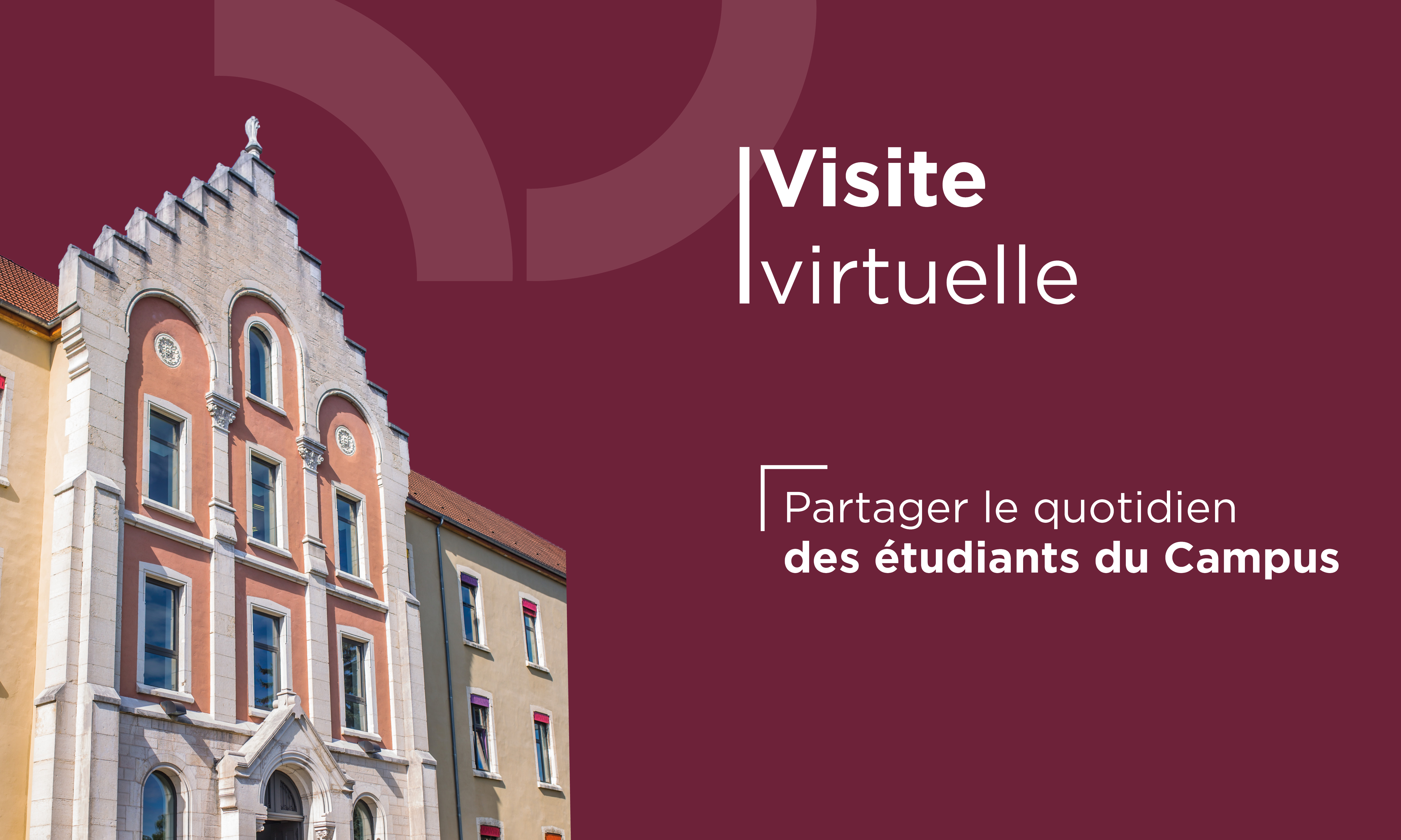visite virtuelle du campus de Bourg